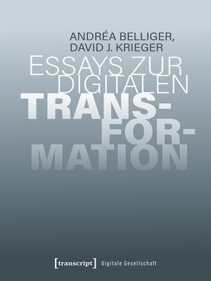 cover image of Essays zur digitalen Transformation